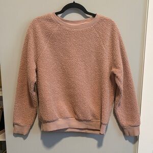 Universal Thread Blush Textured Crew Neck Sweater